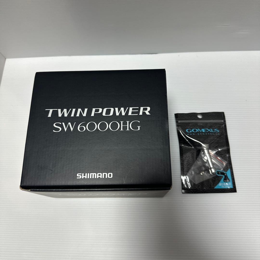 未使用　ツインパワーsw 6000 HG ゴメクサス　リールスタンド　2点セット