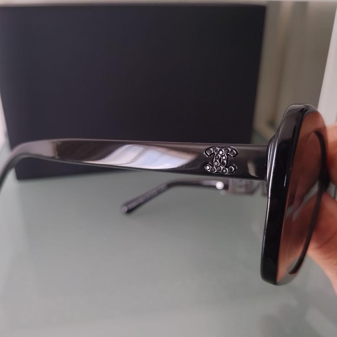 CHANEL シャネル 5422B CC ココマーク ラインストーン サングラス