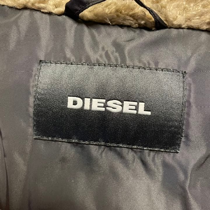 【美品】DIESEL ディーゼル　モッズコート　ダウン　ブラック