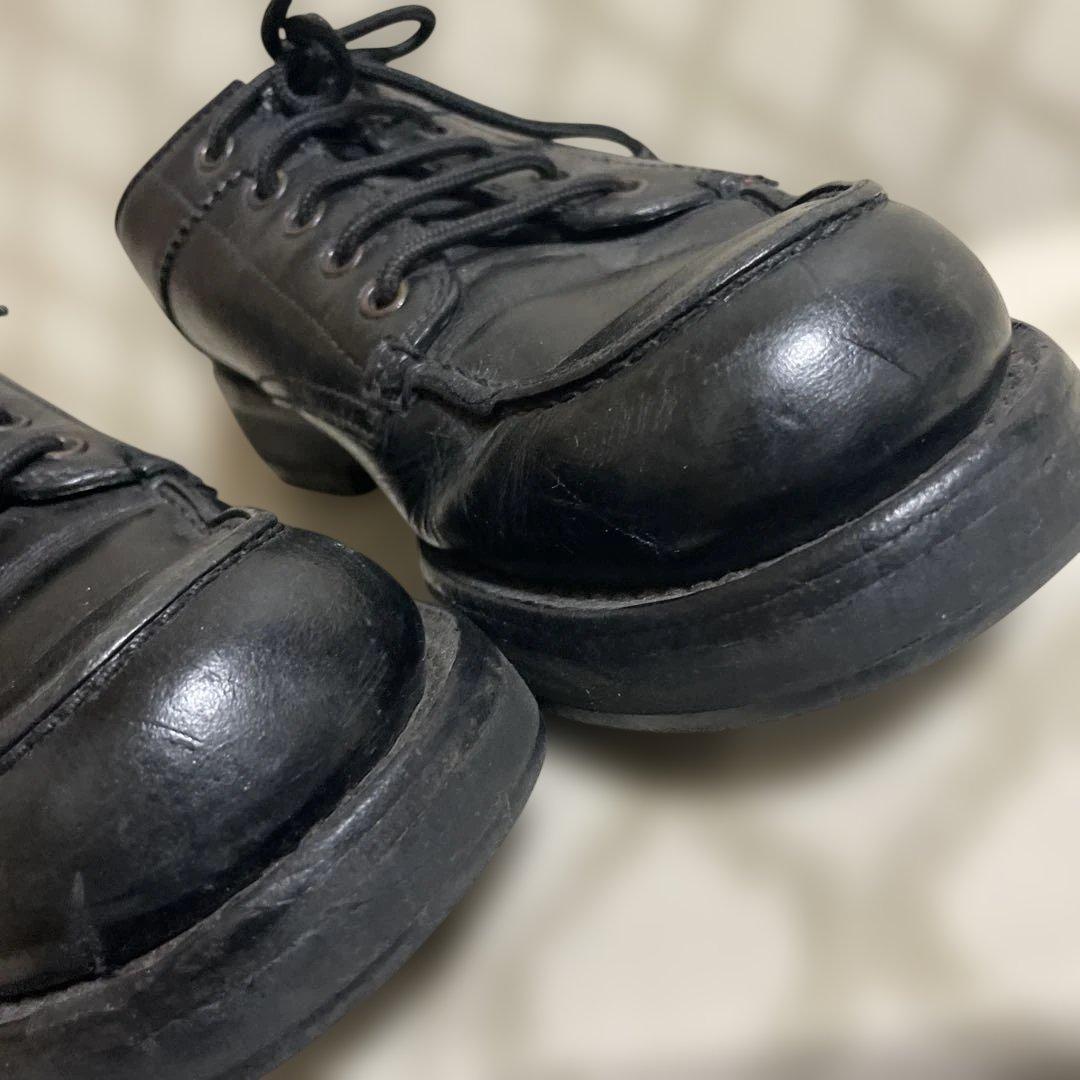 Gucci レザー デッキシューズ 黒61/2