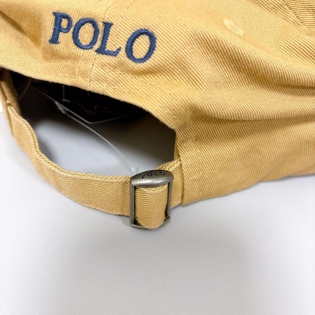 POLOラルフローレン コットンチノキャップ ベージュ 新品