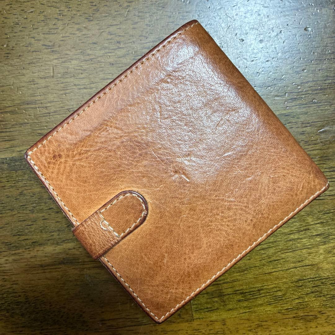 ✨IL BISONTE✨　二つ折り　コンパクトウォレット　ヌメ