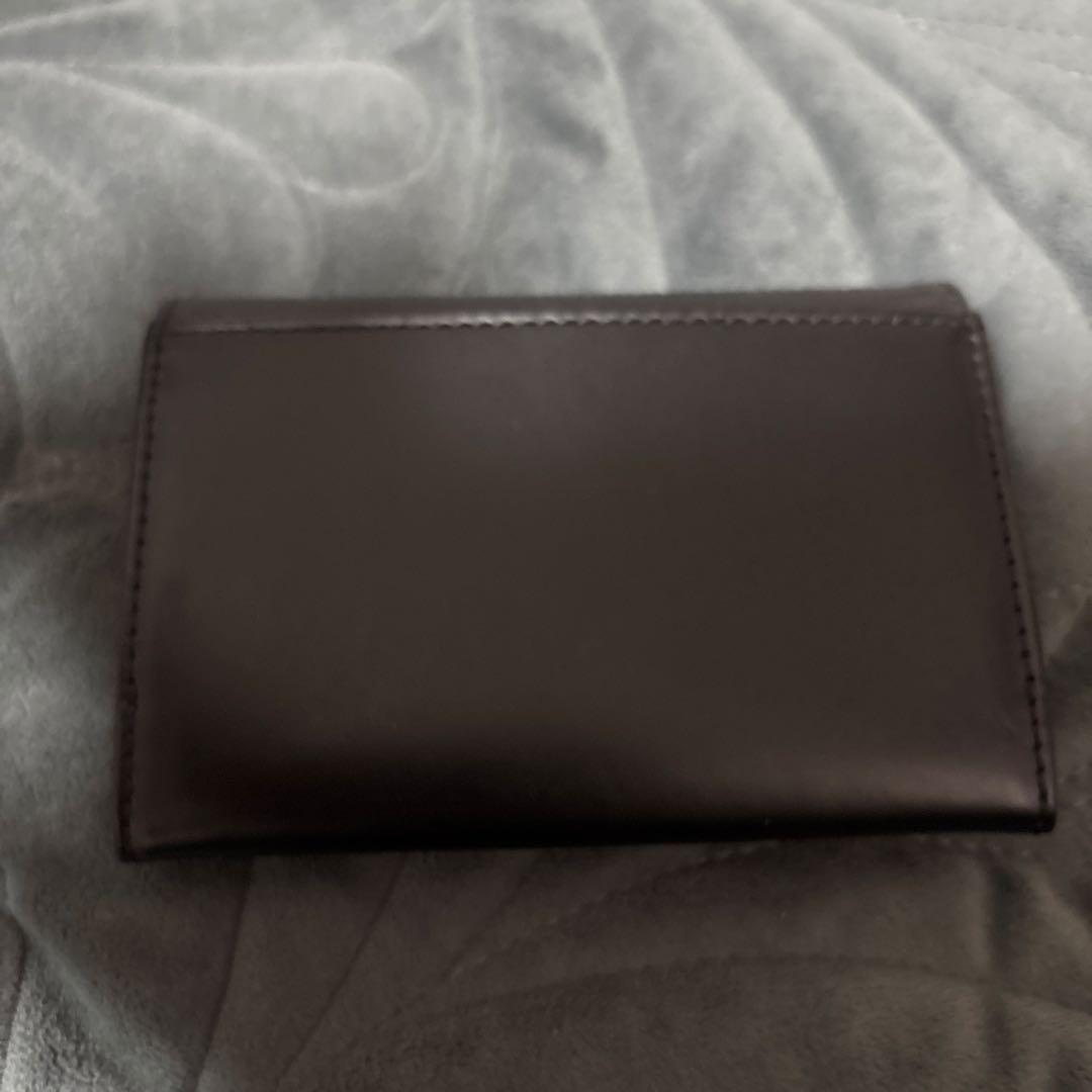 agnès b. 黒 レザー 名刺入れ　カードケース