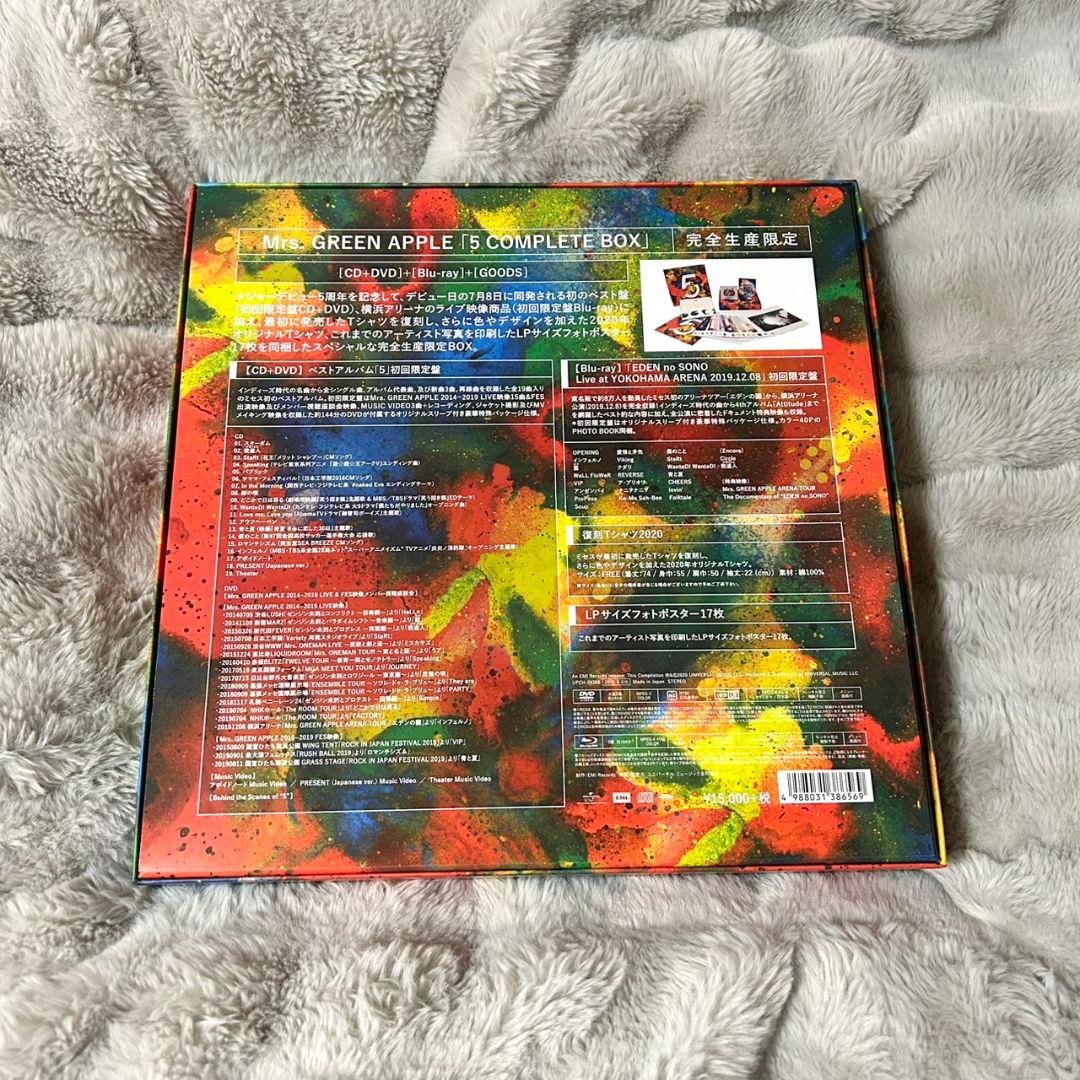 Mrs. GREEN APPLE 5 COMPLETE BOX　完全生産限定
