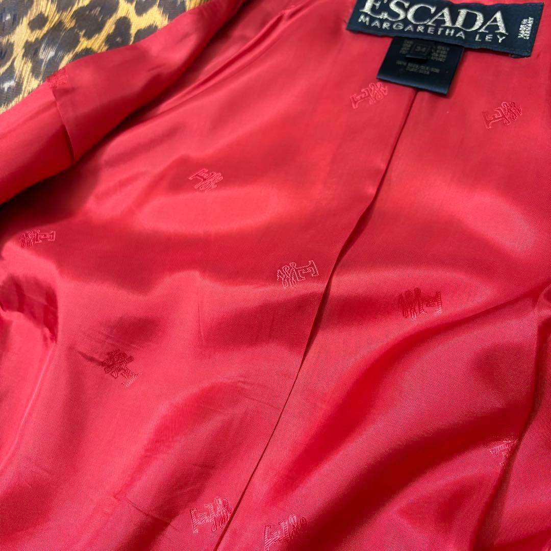ESCADA エスカーダ ジャケット ペイズリー シルク