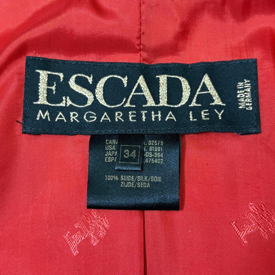 ESCADA エスカーダ ジャケット ペイズリー シルク