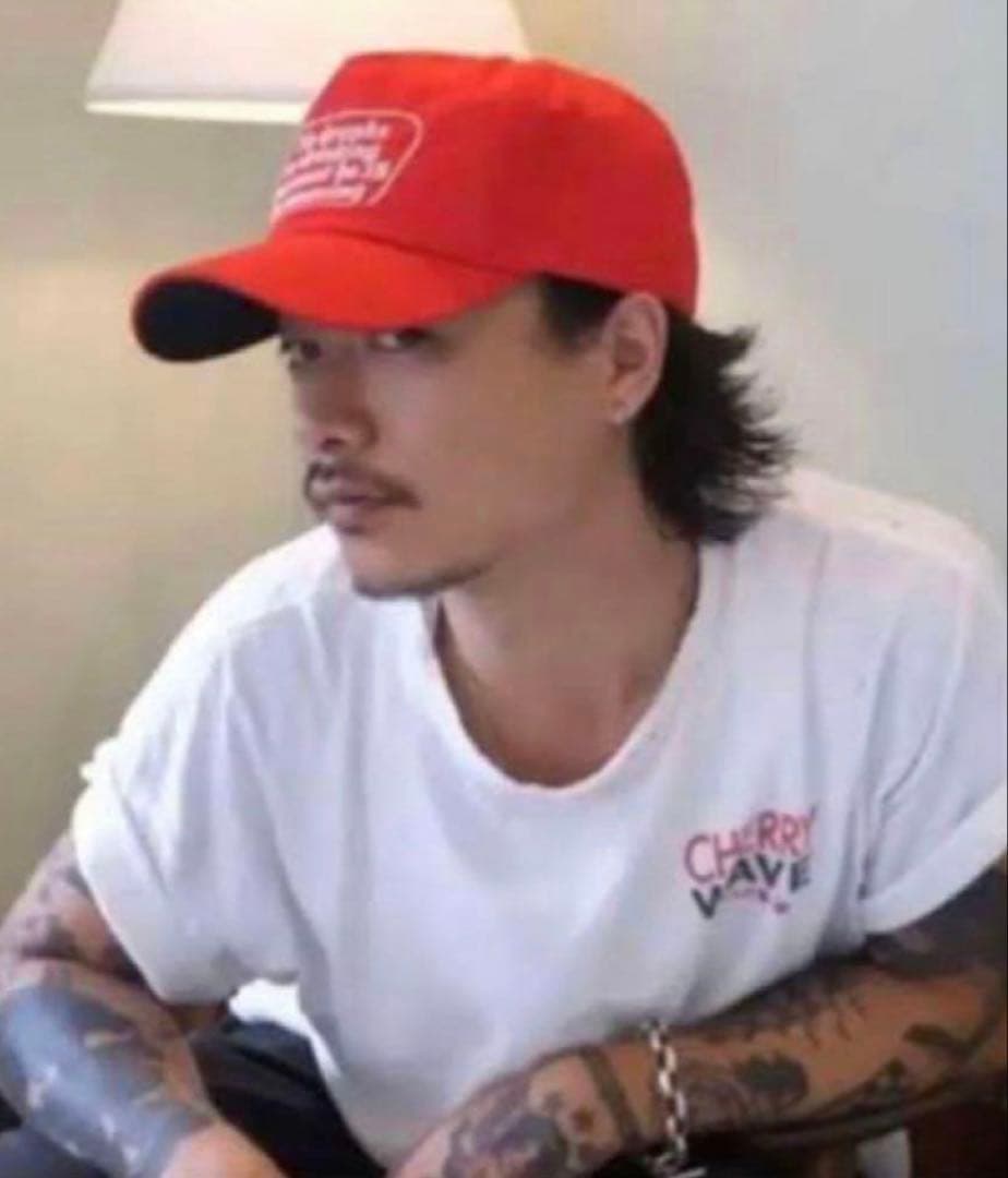 一*様 MAKE CLOVERU GREAT AGAIN CAP レッド