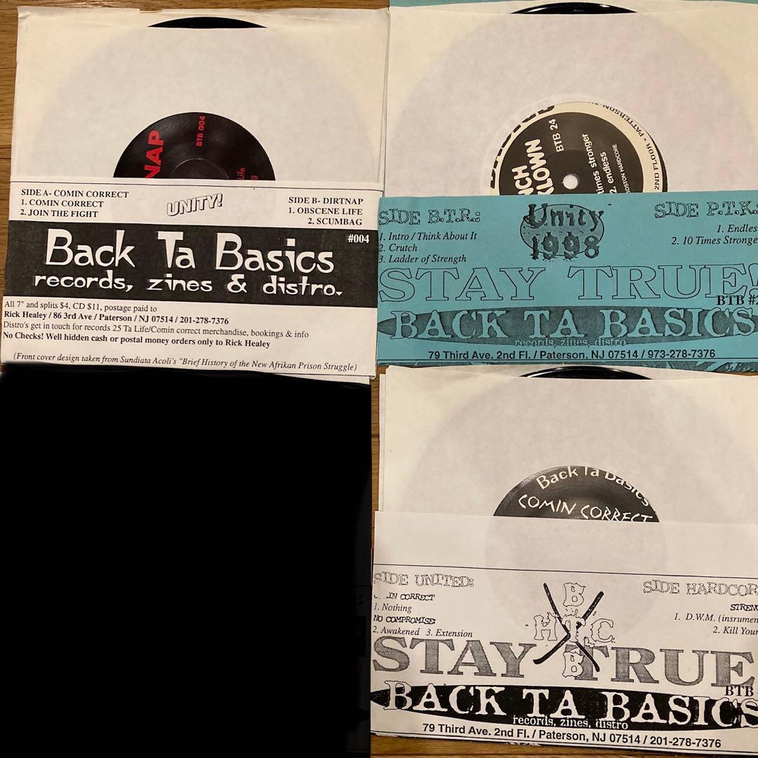 BACK TA BASICS RECORDS 7”EP 10枚セット まとめ売り