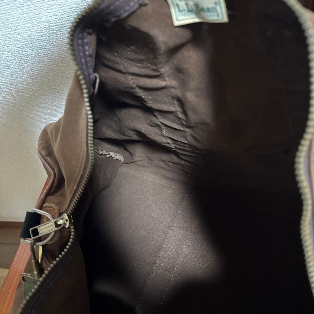 80’s L.L.Bean ダッフルバッグ ボストン ビンテージ レザーハンドル