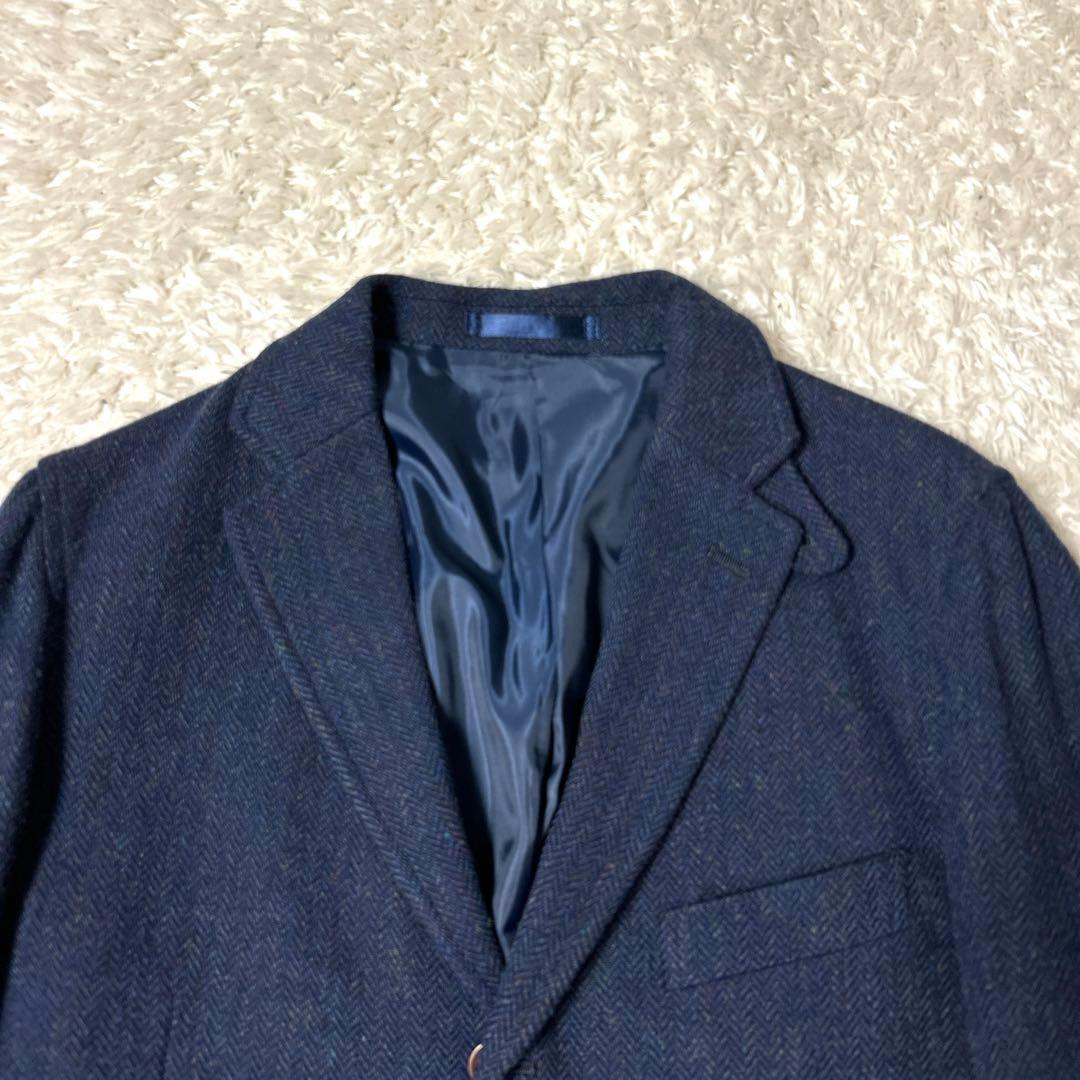 【未使用品】MEN'S MELROSE ウールテーラードジャケット ネイビー L