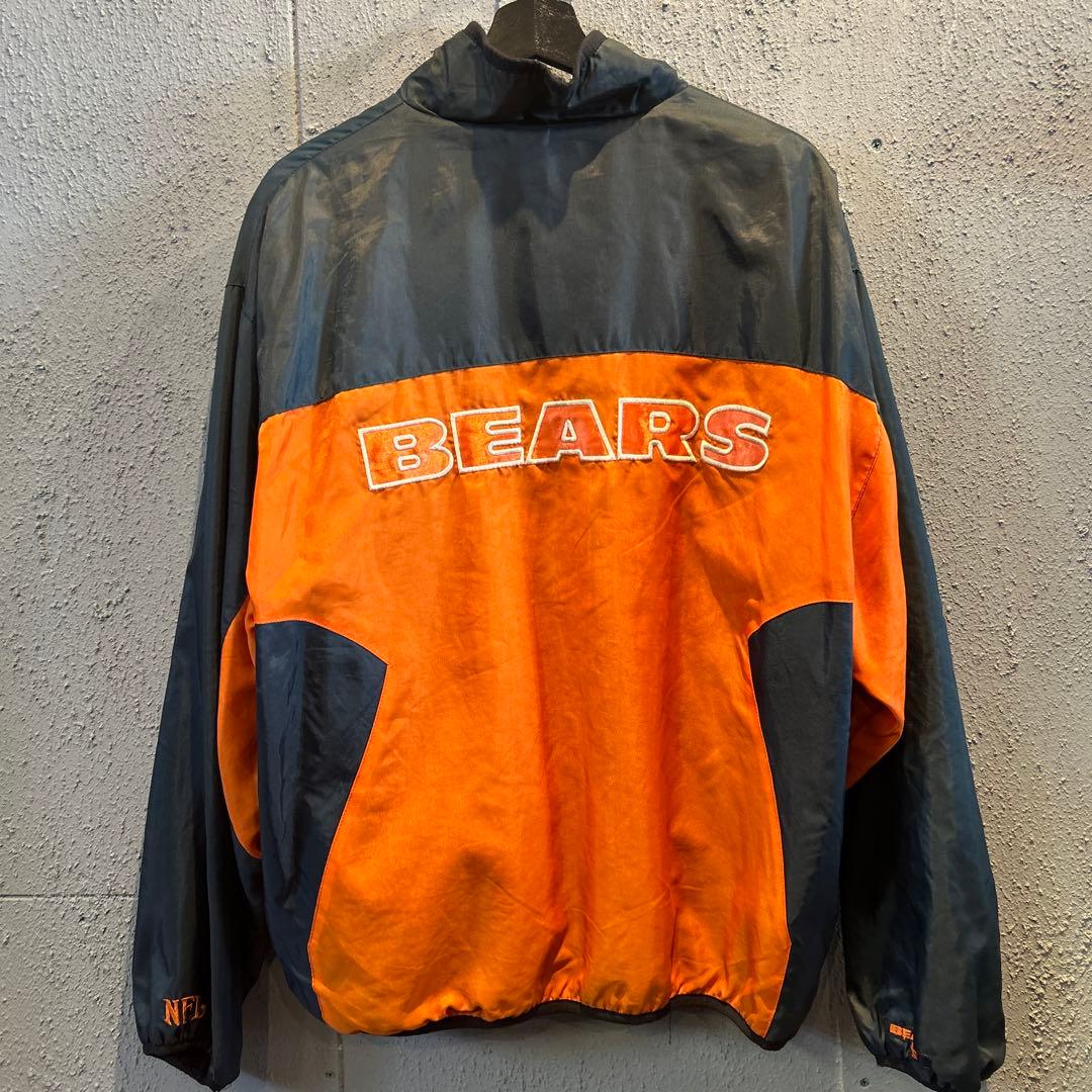 NFL BEARS リバーシブル　ジャケット Mサイズ フリース　オレンジ黒