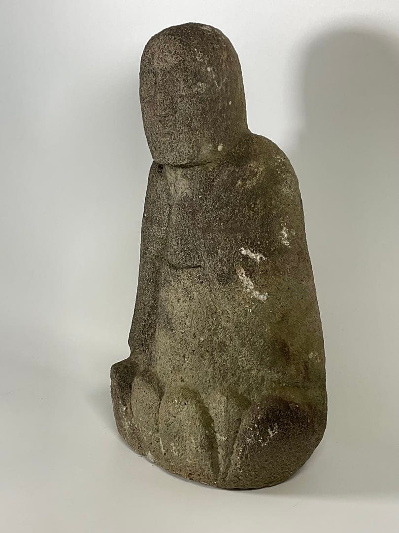 佐渡の石仏　地蔵　仏像　江戸時代　仏教美術　高さ約33cm