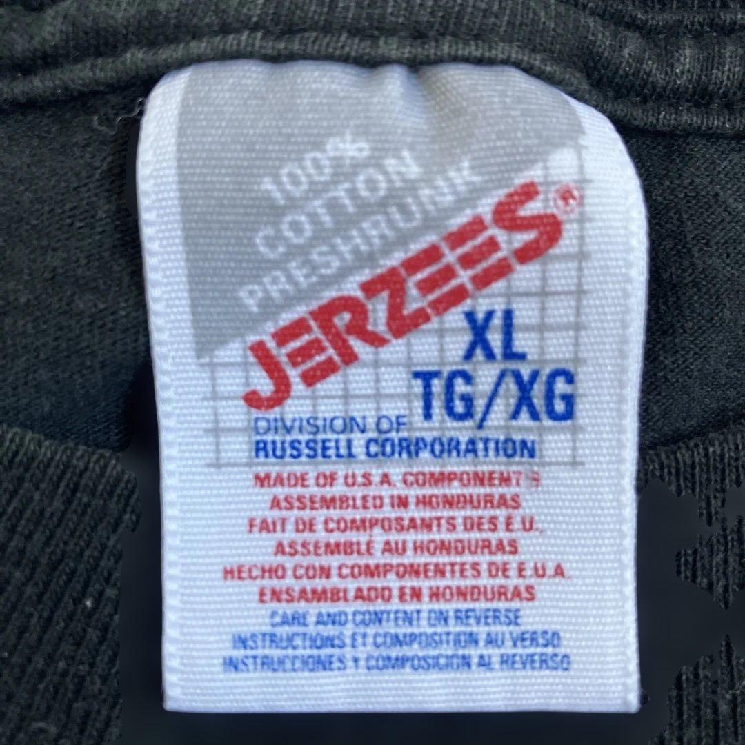 □希少□JERZEES 宇宙前面総柄　メンズTシャツXL U.S.A製