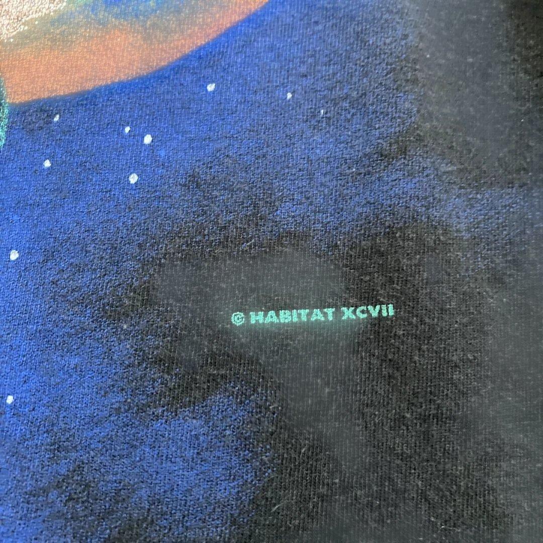 □希少□JERZEES 宇宙前面総柄　メンズTシャツXL U.S.A製