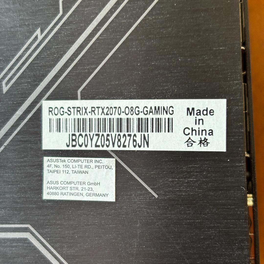 ASUS STRIX GEFORCE RTX グラフィックボード