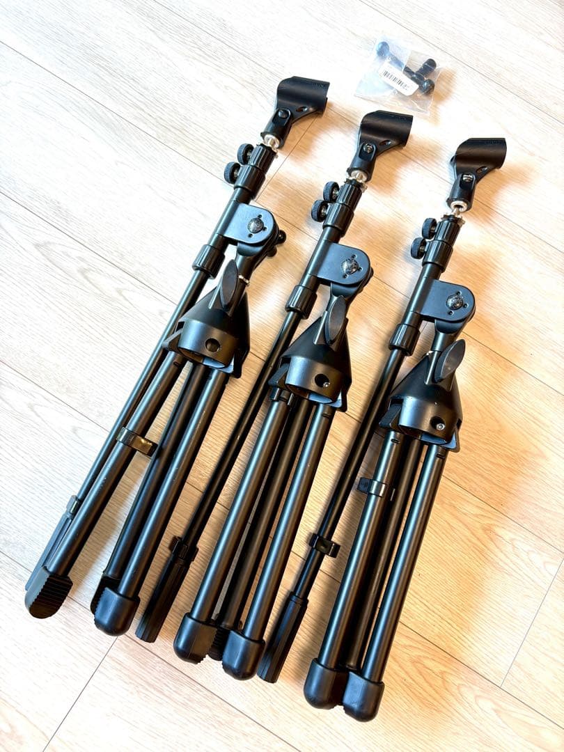 ClassicPro BLACK ショートブームマイクスタンド(3本)