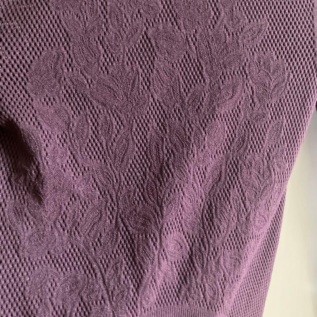 新品タグ付きRevealKnit フローラル長袖シャツ