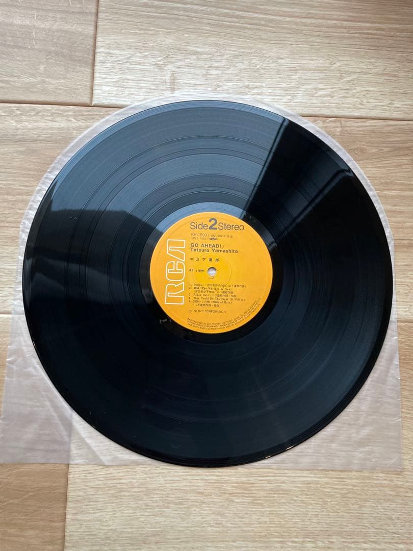 GO AHEAD!  山下達郎　LPレコード