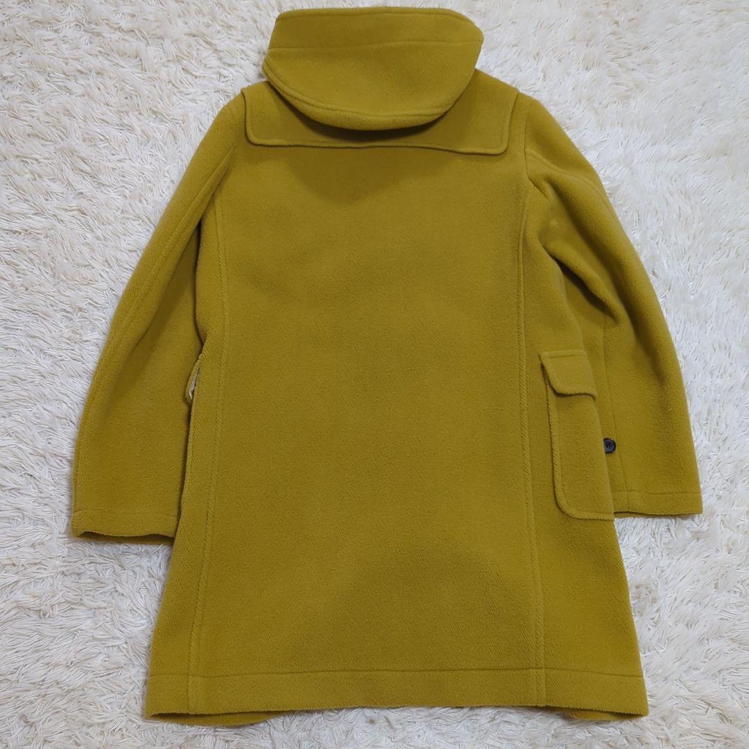 美品 希少色 マッキントッシュ 38 マスタード ヘリンボーン ダッフルコート