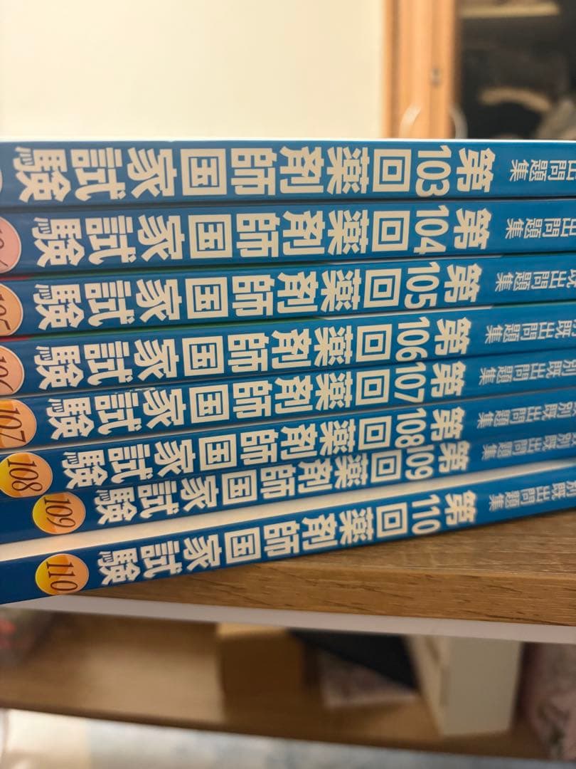 103-110回　薬剤師国家試験　回数別　問題集