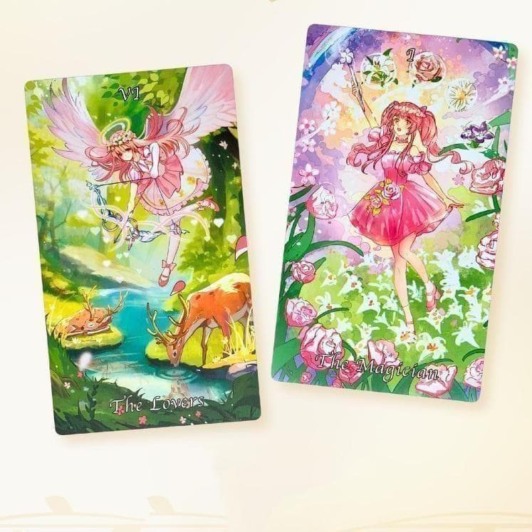 【正規品タロットカード】セール特価品✨超キュートなアニメアート調デッキ✨ミニ版