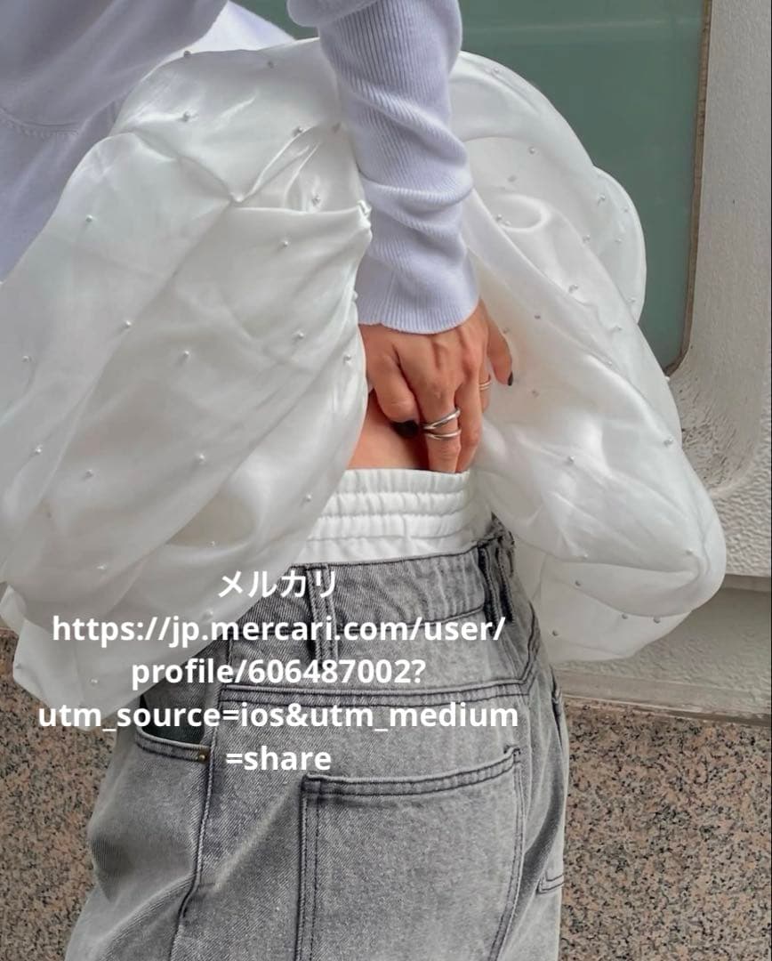Bibiy JULIET DOUBLE WAIST DENIM デニム M