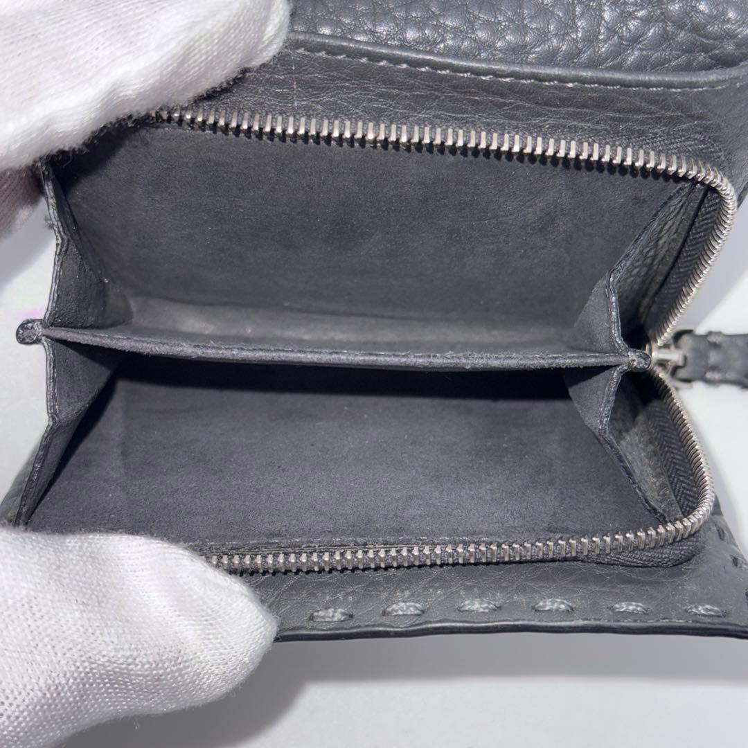 FENDI フェンディ 財布 折り財布 コンパクト財布 グレー