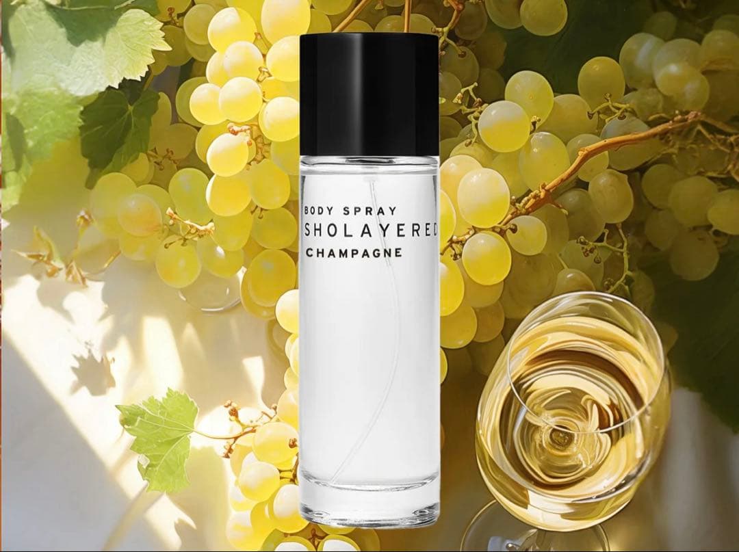 ボディクリーム SHOLAYER BODY SPRAY CHAMPAGNE 100mL