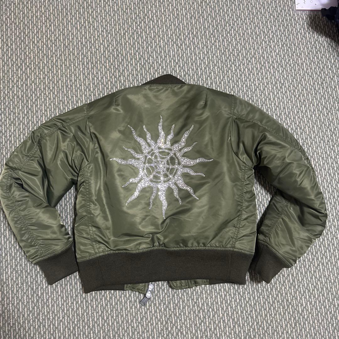 最終値下げ　NOREMID MA-1ジャケット オリーブグリーン