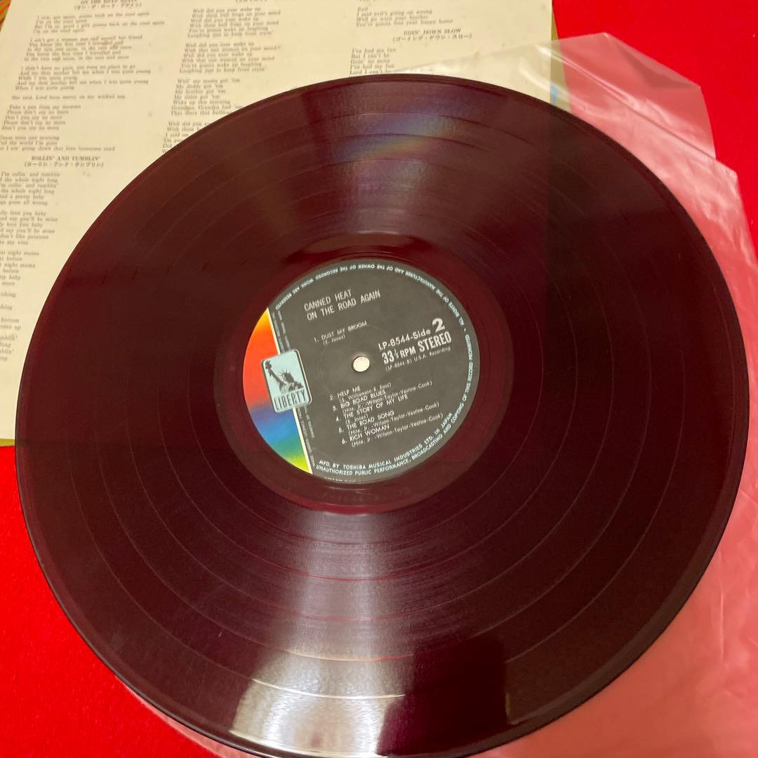 CANNED HEAT/ON THE ROAD AGAIN 東芝音工　赤盤