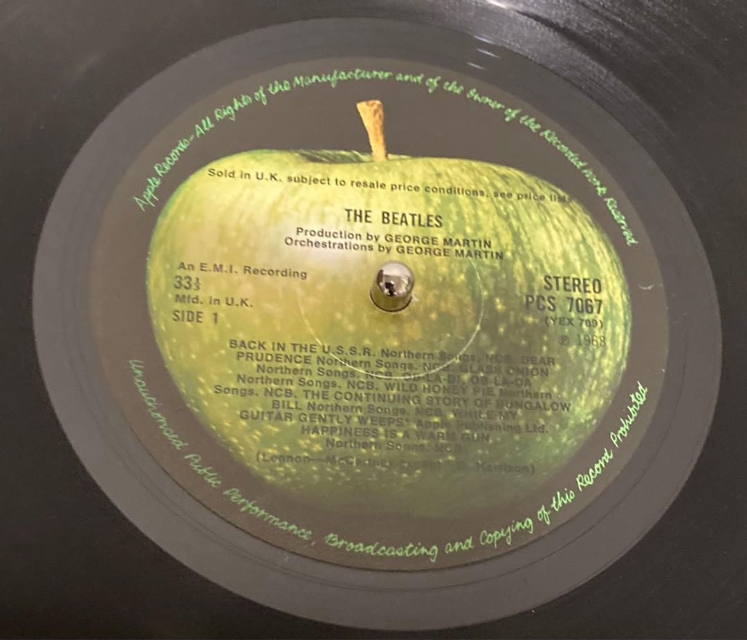 超初期　UKオリジナル盤　ビートルズ　ホワイトアルバム　stereo レコード