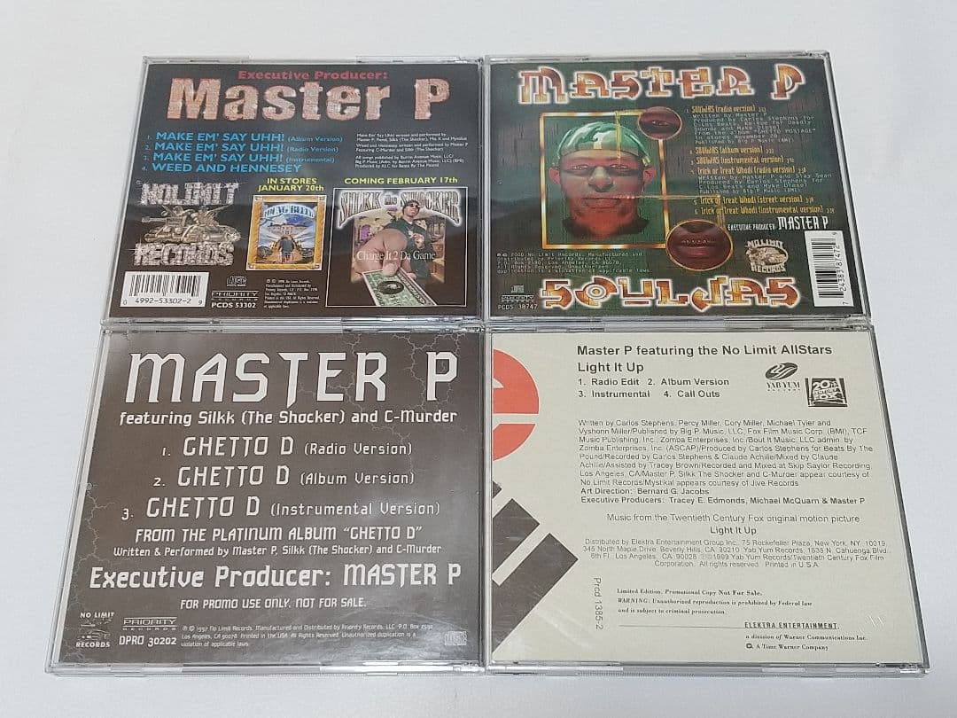 洋楽 MASTER P No Limit Records G-Funk G-Rap