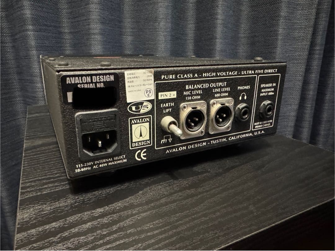 配信機器・PA機器・レコーディング機器 AVALON DESIGN U5 BLACK
