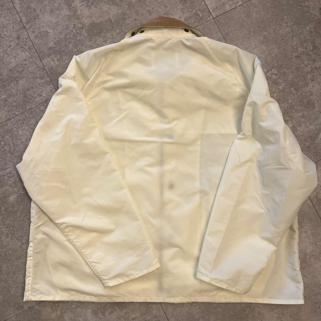 バブアー　シップスコラボ品　オフホワイト　トランスポート　40