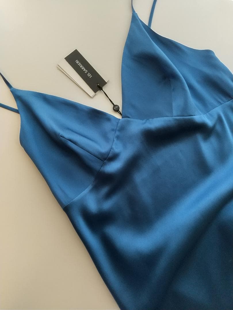 《I.D. SARRIERI》シルクスリップドレス　S