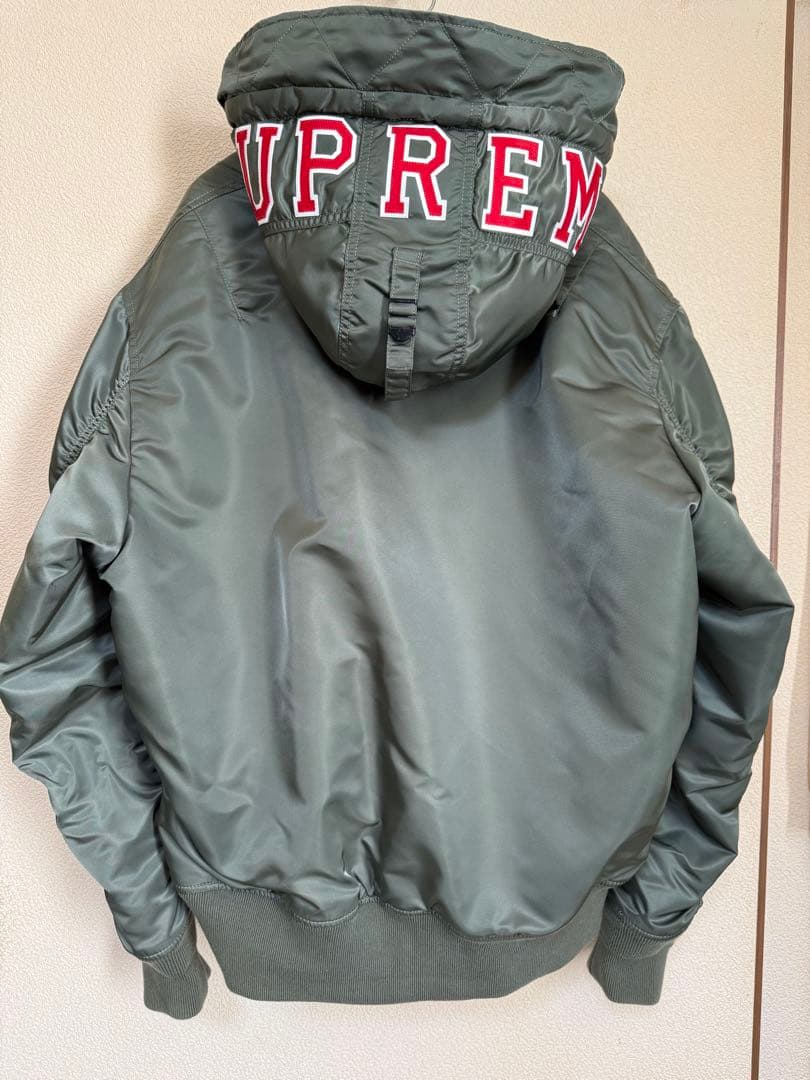 超激レア supreme 21AW Hooded MA-1 ミリタリー ボンバー