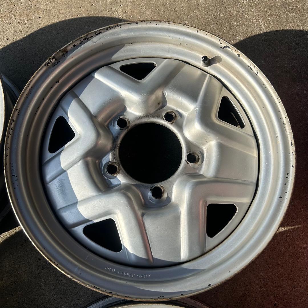 中古ホイール　16X5.0　ジムニー純正スチールホイール　4本