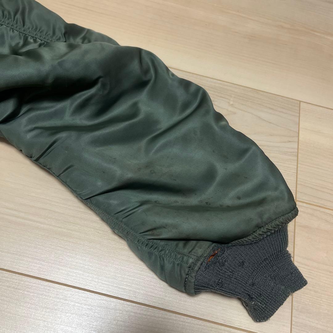 実物80年 MA-1 オリジナル ALPHA INDUSTRIES INC社製