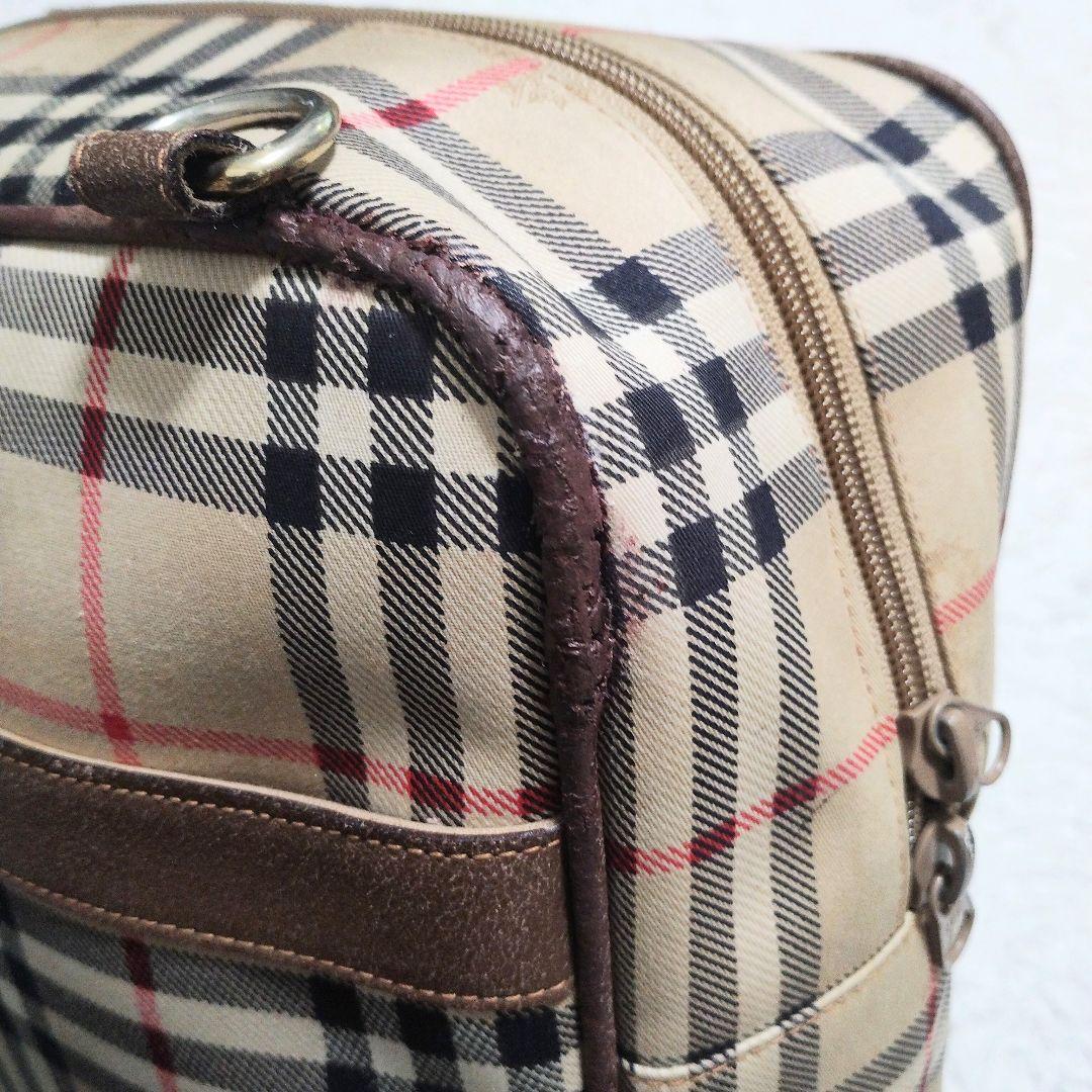 Burberry ボストンバック トラベルバッグ ノバチェック　ロゴ ショルダー