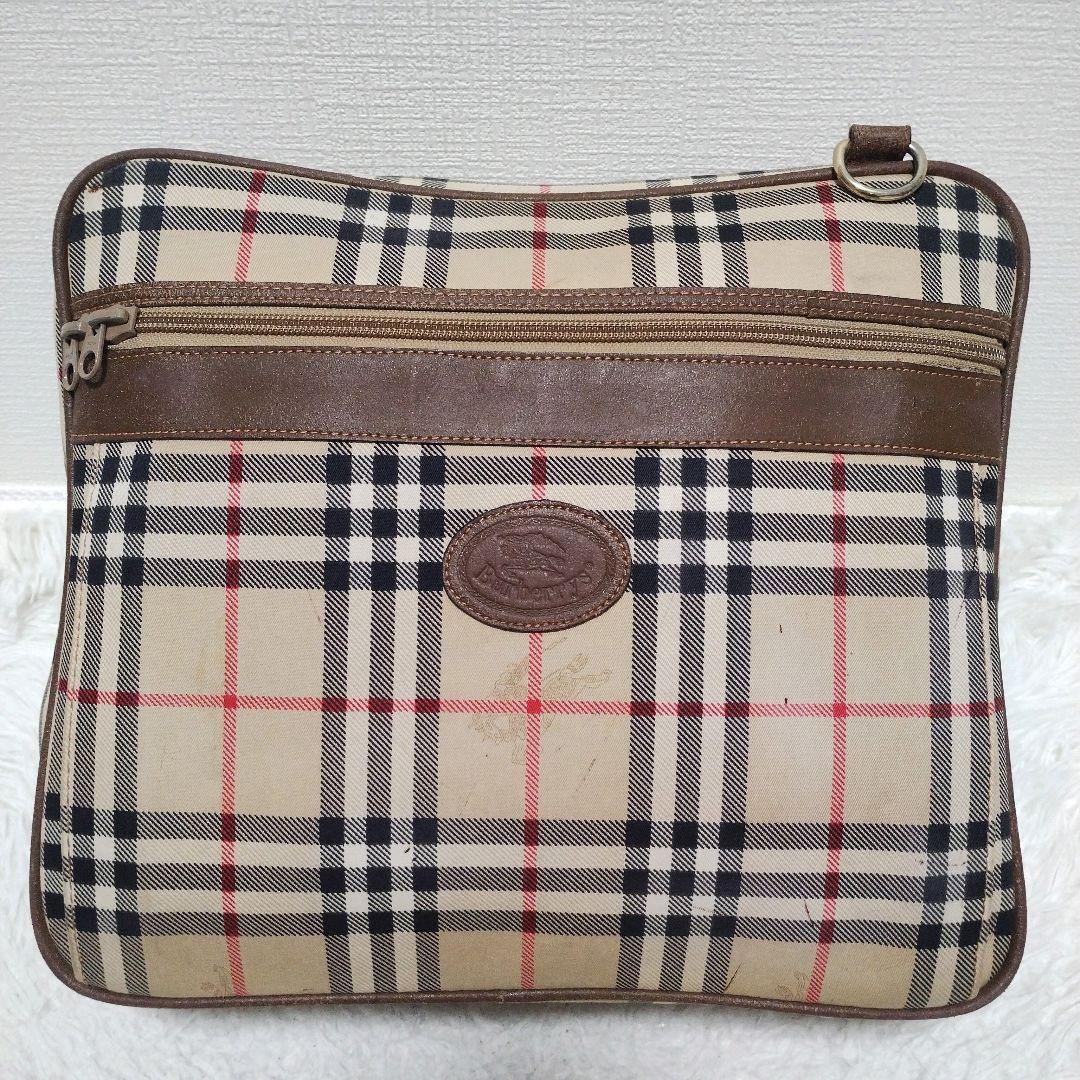 Burberry ボストンバック トラベルバッグ ノバチェック　ロゴ ショルダー