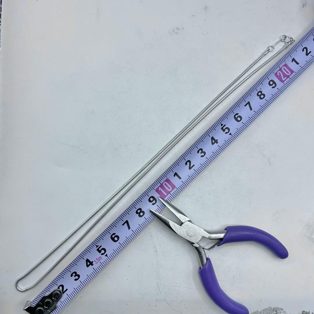 【極美品】ティファニー　スネークチェーンのみ　ネックレス　44cm シルバー
