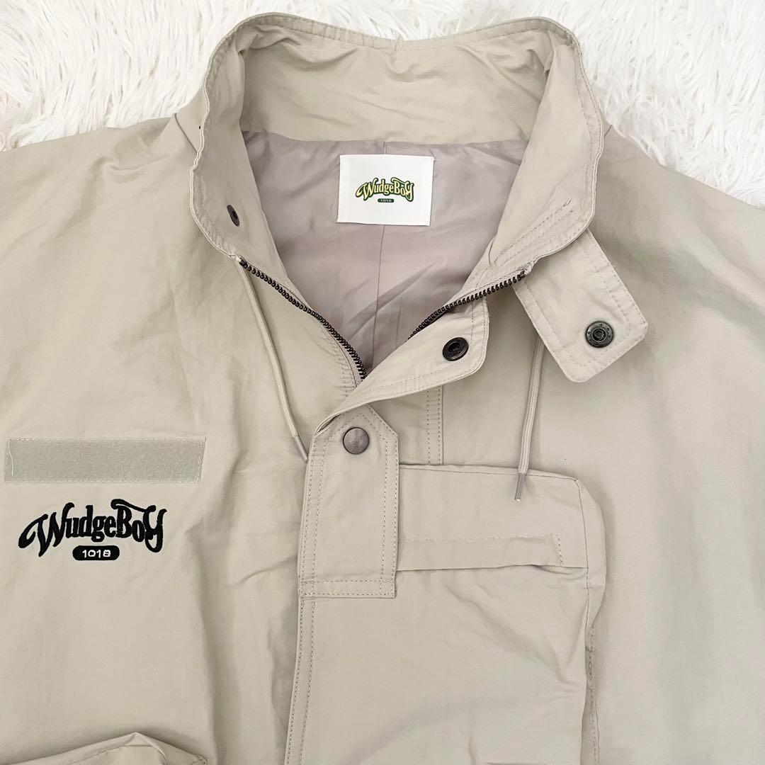 【タグ付】ワッジボーイmilitary stand jumper グレージュ　L