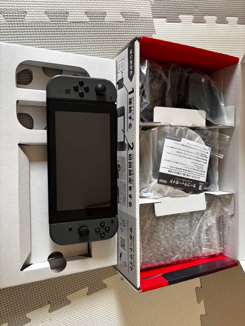 Nintendo Switch グレー 本体　周辺機器完備