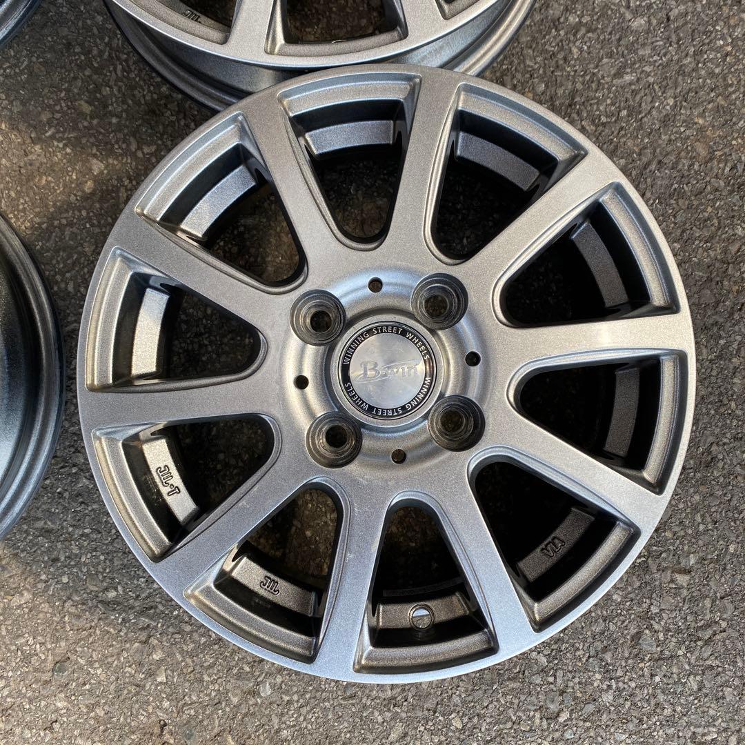 中古13インチアルミホイール 4本セット 送料込み 軽自動車各種