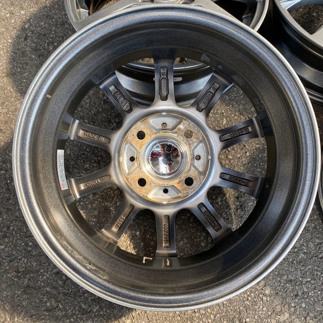 中古13インチアルミホイール 4本セット 送料込み 軽自動車各種