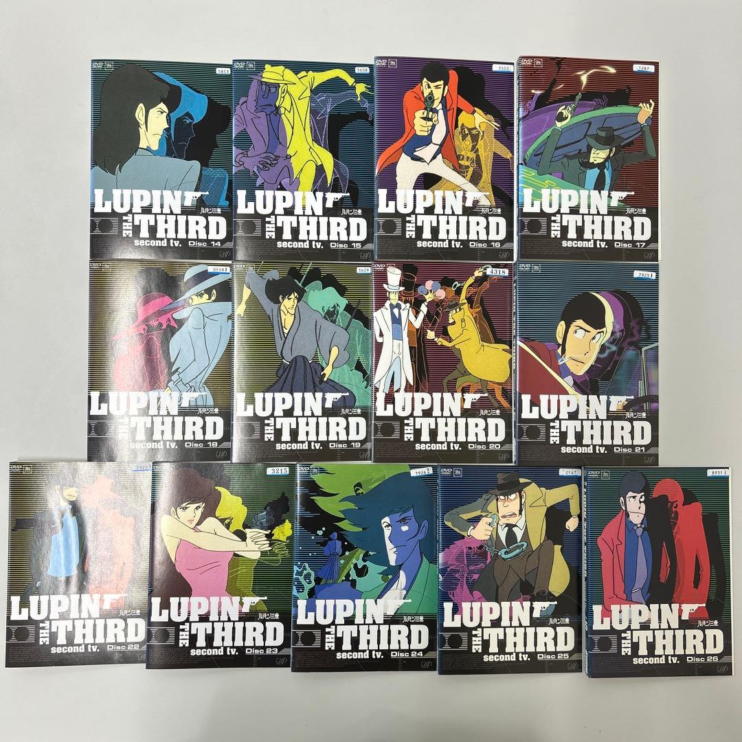 ルパン三世　DVD 2期〜4期　全44巻セット　レンタル落ち