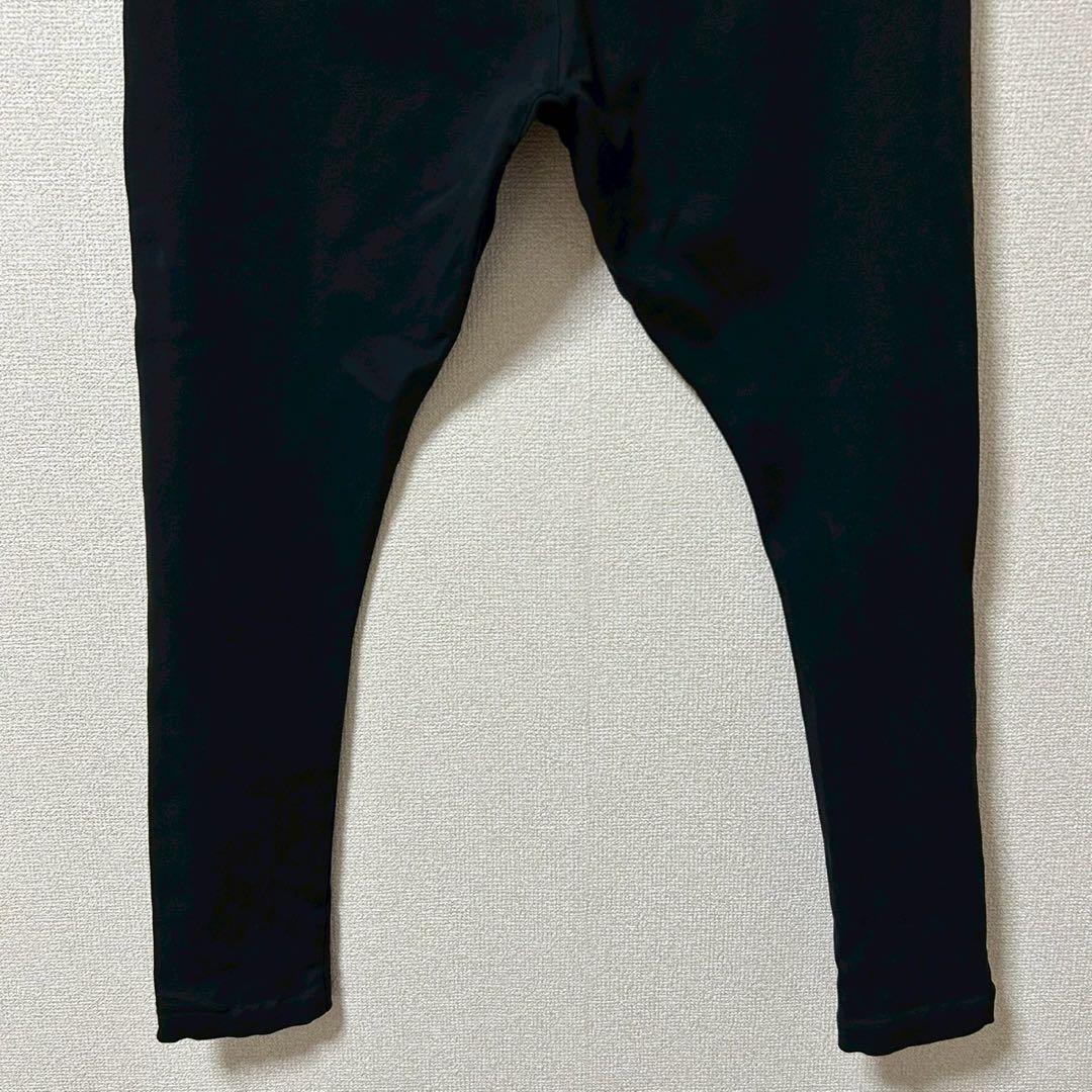 CAMBIO【L】スーパーストレッチサルエルパンツ　テーパード　ブラック　メンズ