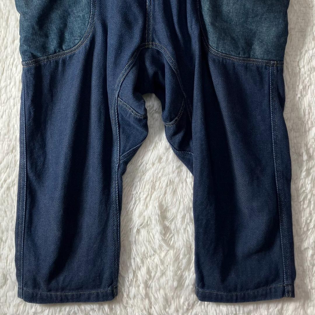 美品 GOHEMP ゴーヘンプ デニムパンツ サルエル 日本製 インディゴ 34