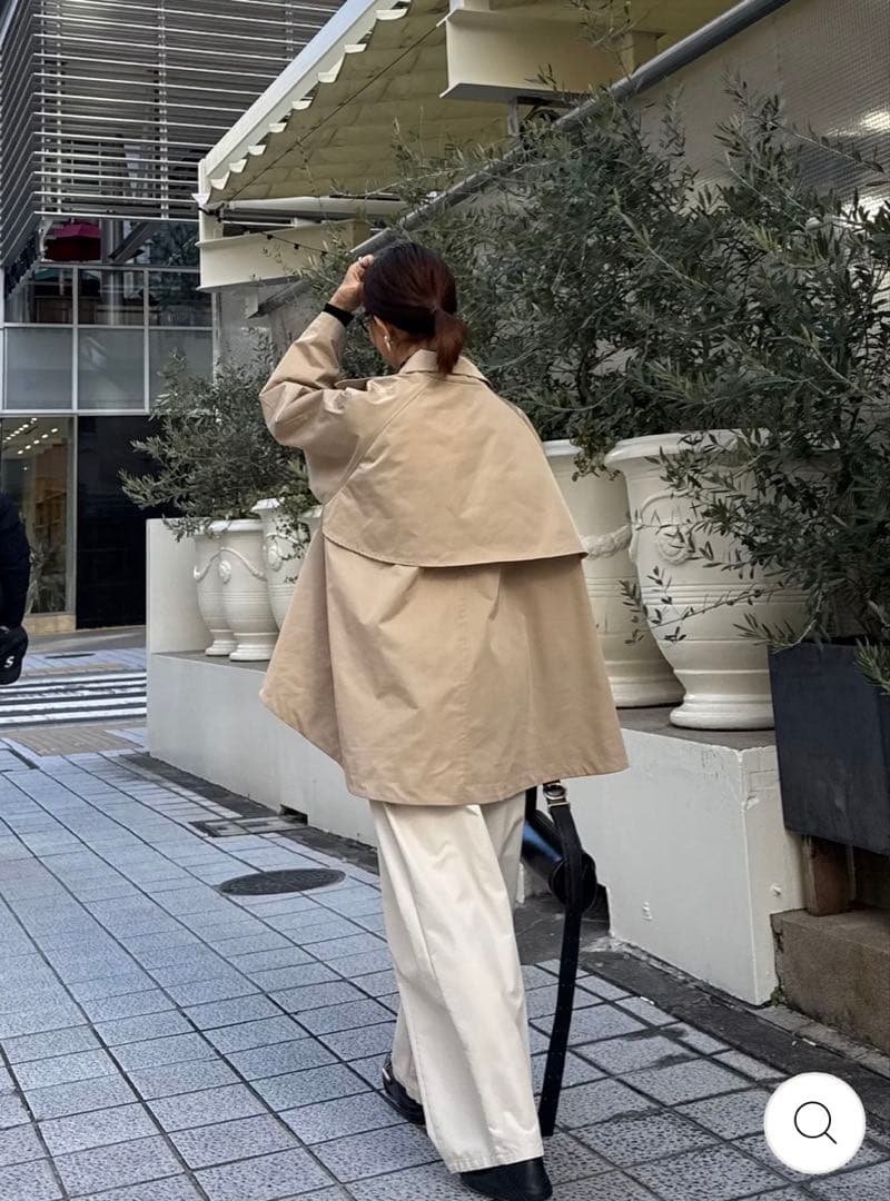 2026春コート ライトベージュ F 美品　fosie