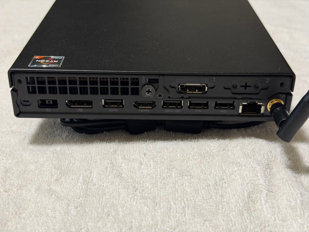 ミニPC ThinkCentre M75q Gen2 5750GE / 756GB